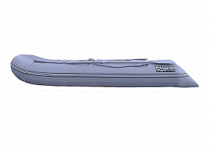 Надувная ПВХ лодка HDX Classic 330 с пайолом, цвет серый